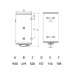 БОЙЛЕР TEDAN COMBI INOX 80л, вертикален, неръждаем, една серпентина, изводи отляво, 2kW